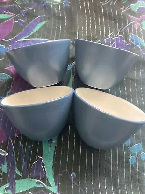 Buy LOT OF 4 Noritake Colorwave Mini Bowls 4” 7oz Fruit Bowls BLUE 8484 • 28.50£