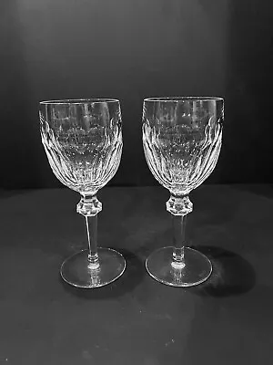 Buy Waterford Crystal Set Of 2 CURRAGHMORE Water Goblets  - 7 1/2   Excellent • 73.02£