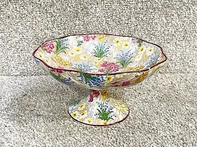 Buy Vintage Royal Winton Pedestal Bowl Bon Bon Dish Grimwades Marguerite Pattern • 39.99£