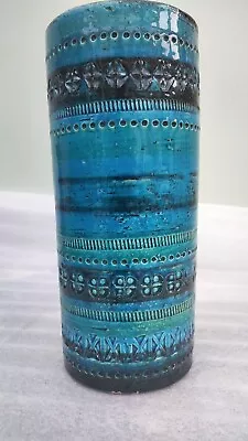 Buy Bitossi,Also Londi Rimini Blue Cylinder Vase • 65£