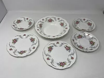Buy Royal Albert Tranquility 8in Serving Bowl 3x Saucers 2x Side Plates • 10£