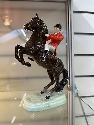 Buy Beswick Huntsman On Rearing Horse 868 Gloss Finish - Made In England!! • 225£