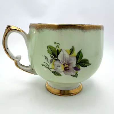 Buy Crownford Fine Bone China Purple Pansy's Made In England Tea Cup ( ONLY ) • 10.09£