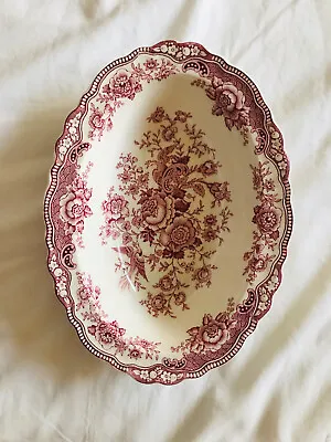 Buy Crown Ducal Ware. England. 10  Serving Dish. Pink. • 24.11£