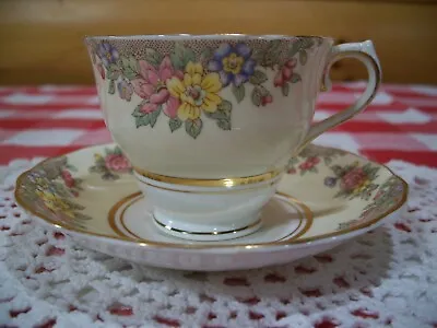 Buy Colclough China Made In Longton England Genuine Bone China Tea Cup And Saucer  • 12.11£