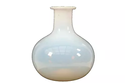 Buy Vaseline Glass Vase Minimalist Bulbous Circa 1890 • 100£