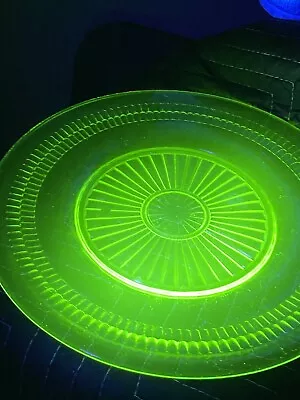 Buy Anchor Hocking Uranium Glass Roulette “Many Windows” Serving Plate USA 11.25  • 19.52£