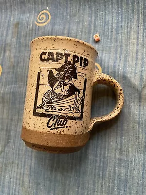 Buy Vintage Paul Webb Pottery Captain Pip Club Wales Stoneware Pottery Mug • 17£