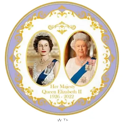 Buy Her Majesty Queen Elizabeth II Commemorative Plate Leonardo 15cm Fine Bone China • 16.99£
