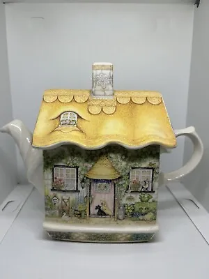 Buy English Country Cottages James Sadler Rose Cottage Tea Pot Made In England • 25.99£