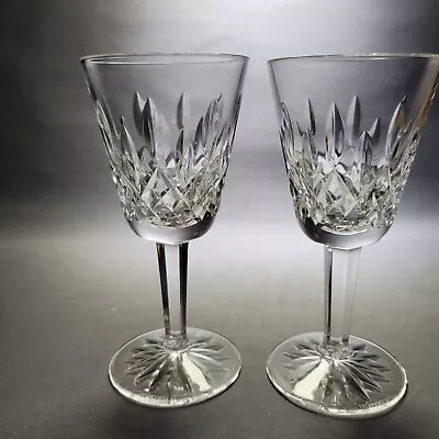 Buy Pair Of WATERFORD CRYSTAL LISMORE WHITE  WINE  GLASS 100ml • 29.90£
