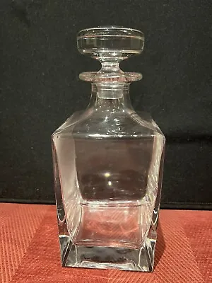 Buy Elegant Glass Whiskey Decanter 1.62kg With Stopper- Barely Used • 3.20£