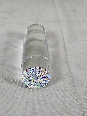 Buy RARE Baccarat Crystal & Millefiori Cylinder Paperweight & Magnifier • 81.01£