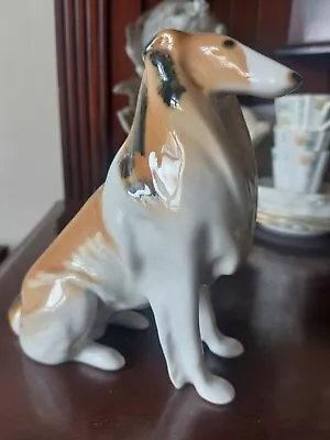 Buy Fantastic Vintage Lomonosov Porcelain Collie Lassie Dog Figurine USSR Made • 22£