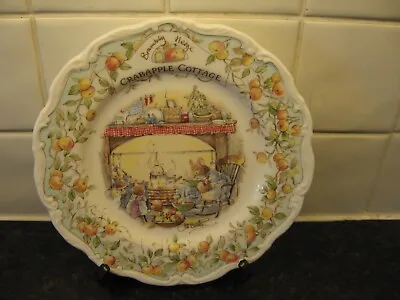 Buy Brambly Hedge Homes & Workplaces  Plate  -  Crabapple Cottage  -  Royal Doulton • 21.99£
