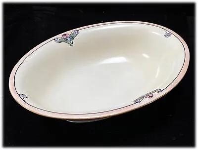 Buy Antique Art Nouveau Bavarian Czech 10 Inch Oval Platter Bone China Hand Painted • 27£