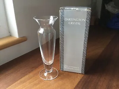 Buy Dartington English Handmade Glass Vase 8” High Very Lightly Used - No Marks • 8£