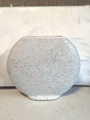 Buy Shelf Pottery.. Halifax Round Slim Mantle Vase With Original Label Grey Speckle • 17£