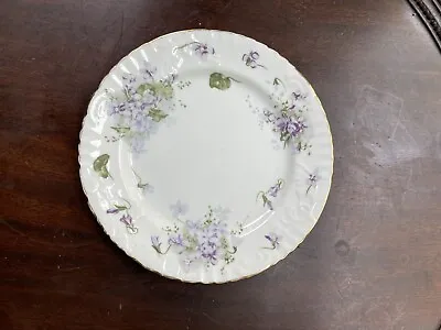 Buy Hammersley & Co Victorian Violets Bone China Made In England Snack/Dessert Plate • 14.23£