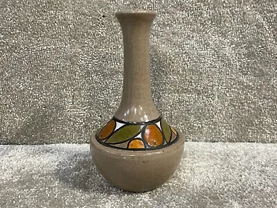Buy Vintage 70's Poole Pottery Vase Olympus  Rare Stylised Seville Oranges Pattern • 29.99£