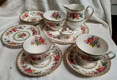 Buy Vintage Royal Grafton Malvern Pattern Set For Tea Or Coffee 9 Pieces • 15£