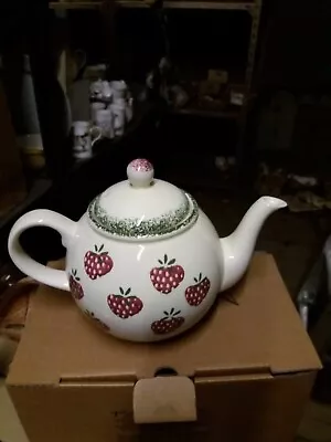 Buy Arthur Wood Strawberry 6 Cup Teapot. • 7.50£