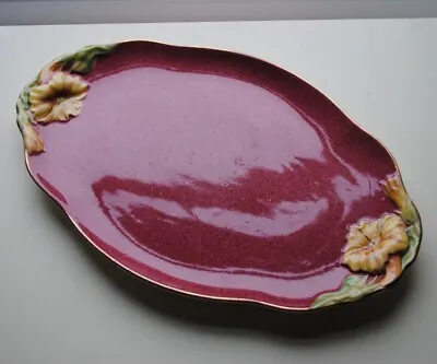 Buy Royal Winton Petunia Oval Dish Hand-painted Vintage VGC 40s 50s Pink. Grimwades • 9.95£