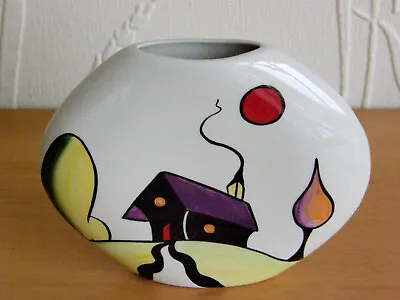 Buy Lorna Bailey 'the Watlands' Double Sided Wafer Bud Vase, Mint & Unused Condition • 62£