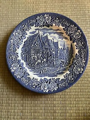 Buy Myott  Royal Mail  Blue Staffordshire Ware, England. Dinner Plate. 9 3/4 . • 14.20£