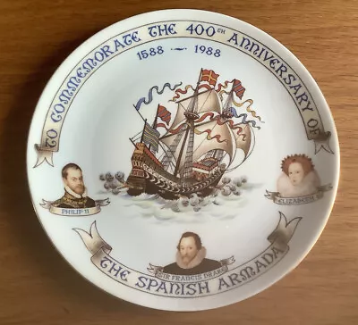 Buy Royal Doulton Plate To Commemorate The 400th Anniversary Of The Spanish Armada • 2.50£