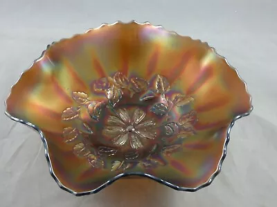 Buy Dugan Amethyst Carnival Glass Cosmos Bowl • 9.95£