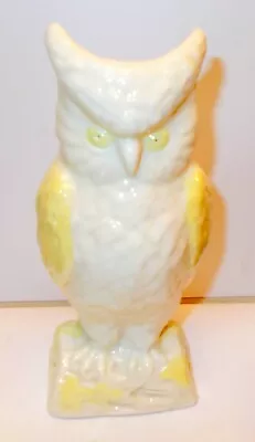 Buy VTG BELLEEK China OWL VASE Sculpture Bird Figure 8 1/2  H • 42.58£