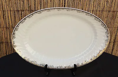 Buy Stunning White Porcelain China  Alba Iulia Romania Oval Serving Platter 37 Cm. • 19.25£