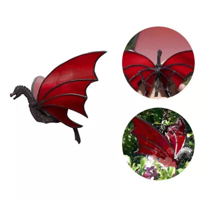 Buy Hanging Dragon Stained Suncatcher Handmade Stained Glass Window Hanging Decor • 11.59£