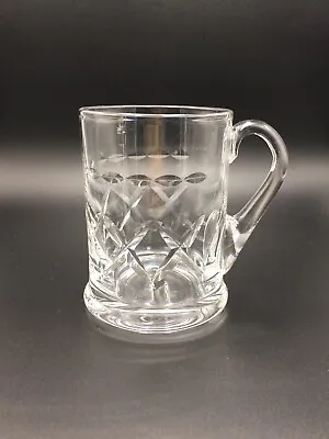 Buy Stuart Glass Crystal Tankard Beer Mug Vintage • 12.50£