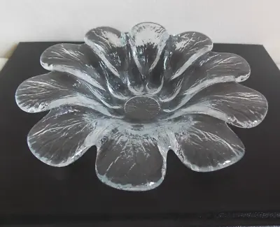 Buy HOLMEGAARD Glass Bowl SIDSE WERNER Petal Design 17.5 Cm Scandinavian Danish • 10.99£