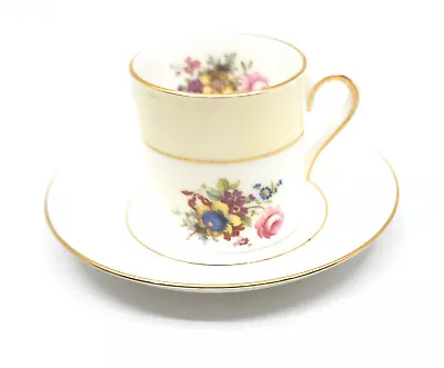 Buy Set Of 6 Hammersley & Co Bone China Demitasse Or Espresso Cups + Saucers Floral • 47.39£