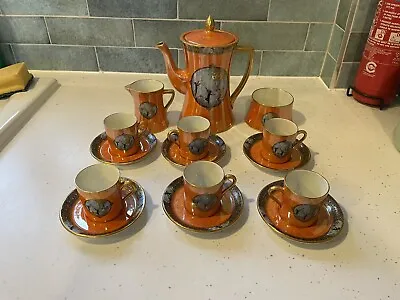 Buy CARLTON WARE MOONLIGHT CAMEO COFFEE SET - Collection Only • 149£