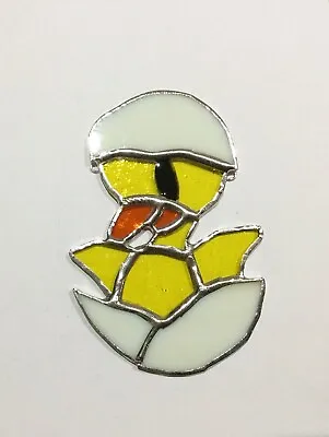 Buy Stained Glass Easter Chick. Sun Catcher. Handmade • 10£
