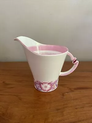 Buy Royal Albert Art Deco Pink Dorothy Floral Milk Cream Jug • 12£