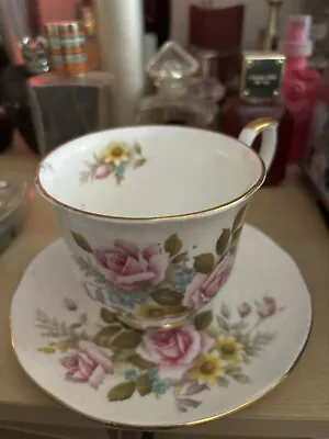 Buy Beautiful Flower Bone China Tea Cup & Saucer ‘summer’ By Duchess • 2£