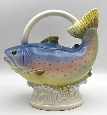 Buy Vintage Eddie Bauer Fishing Fish Rainbow Trout Bass Spout Tea Pot Japan • 26£
