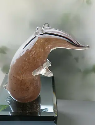 Buy Langham Glass Style Figurine Of A Badger. • 29£