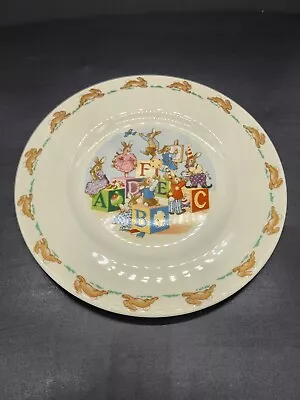 Buy Vintage Royal Doulton Bunnykins Plate Large Bone China England 1936 • 13.23£