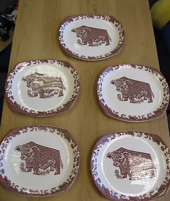 Buy 5x Vintage English Ironstone Tableware Ltd Steak Plates • 9.99£
