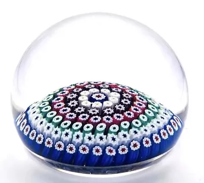 Buy Whitefriars Concentric Millefiori Glass Paperweight 1973 Pattern P31 • 85£