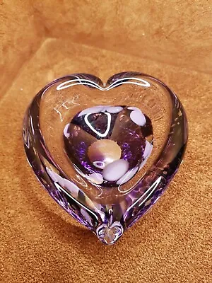 Buy Caithness Special Moments Glass Heart Bowls Paperweight Sarah Peterson • 19.99£