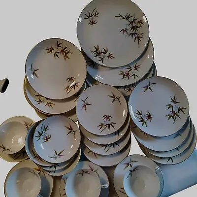 Buy Vintage Mieto BALI Dinnerware Set Bamboo Design Plates Bowls Etc. See List Of 28 • 162.32£