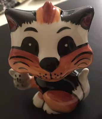 Buy Collectable Lorna Bailey Ceramic Cat “Got Ya”  & Mouse Figurine • 4.99£