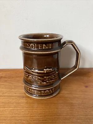 Buy Vintage Holkham Pottery - Solent Lifeboat  RNLI - Brown Mug • 4.50£